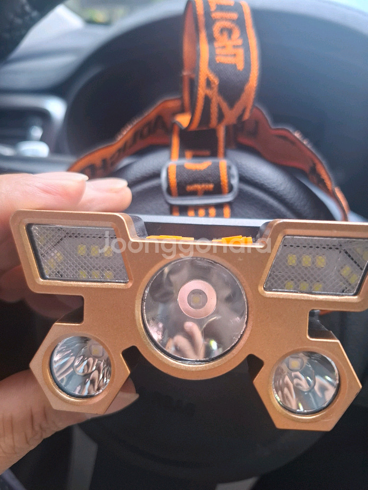 LED 충전식 헤드램프 새상품--1