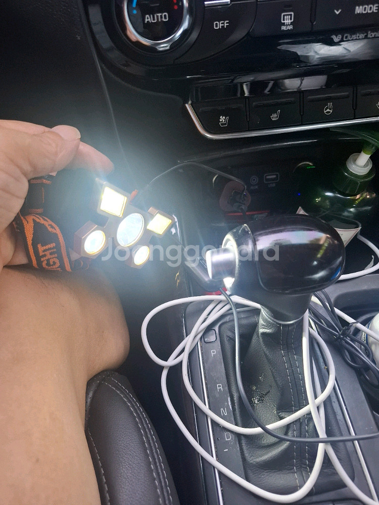 LED 충전식 헤드램프 새상품--3