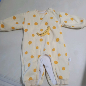 귀여운 아기겨울우주복 90