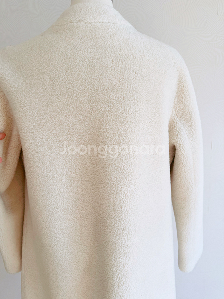 썸제이 제작 로우 시어링 무스탕 롱코트 보웬 SSUMJ--3