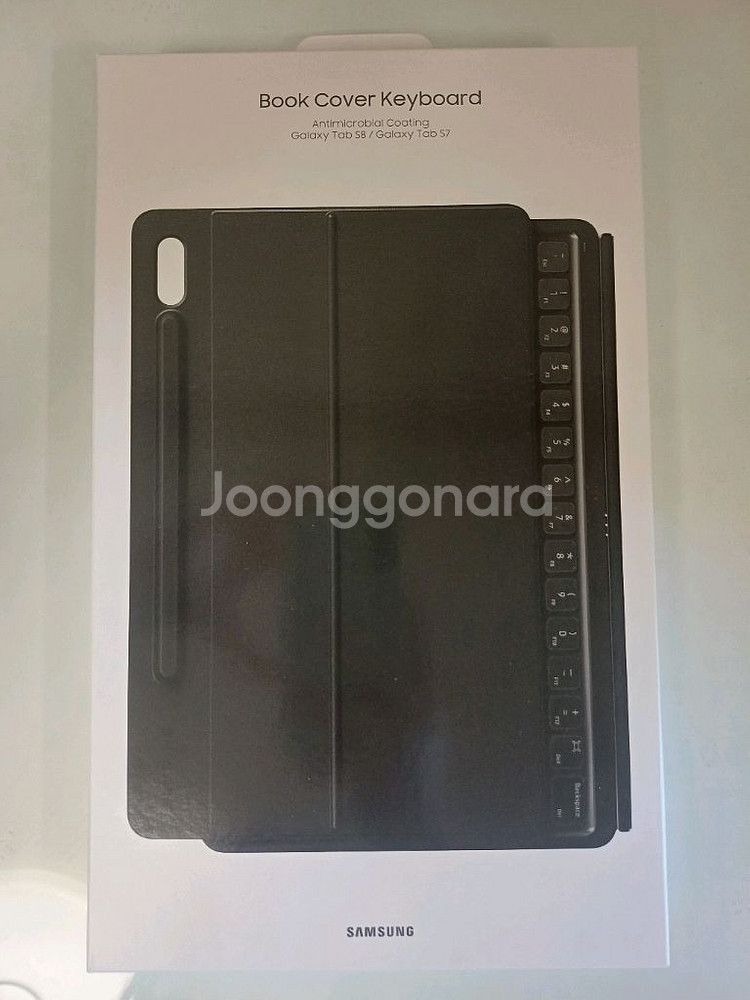 [미개봉] 갤럭시 탭 S8/ S7 북커버 키보드--0