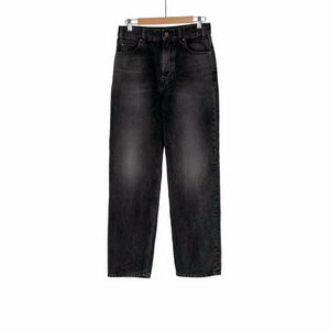 [30] 셀린느 남성 워싱 코튼 데님 스트레이트 진 팬츠 청바지 블랙