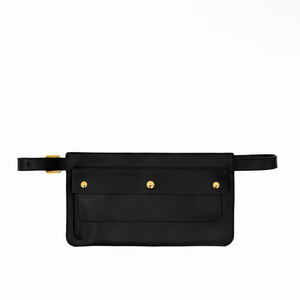 [OS] 버버리 레더 슬림 벨트백 크로스 슬링백 블랙