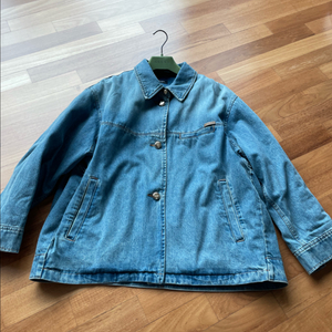 시스템 데님 누빔자켓