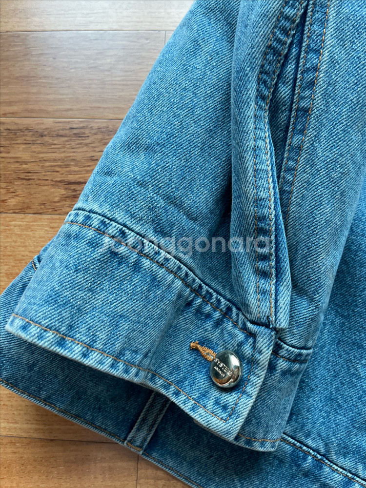 시스템 데님 누빔자켓--2