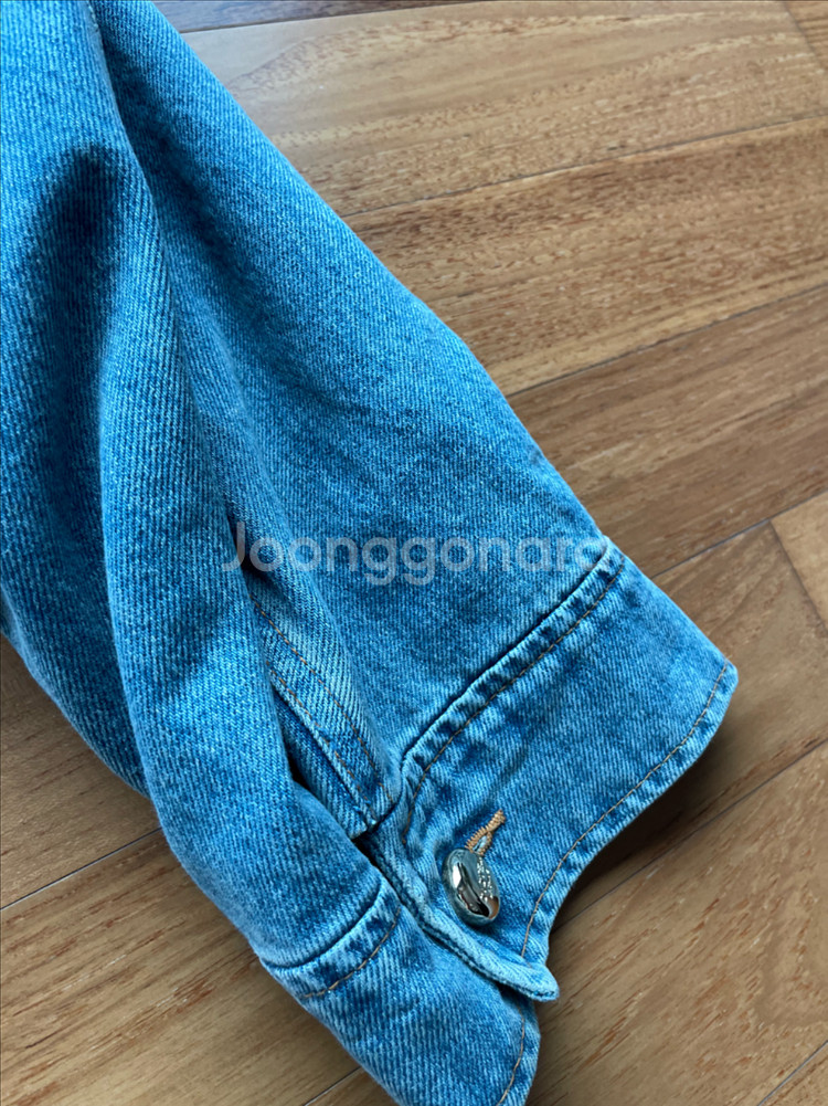 시스템 데님 누빔자켓--3