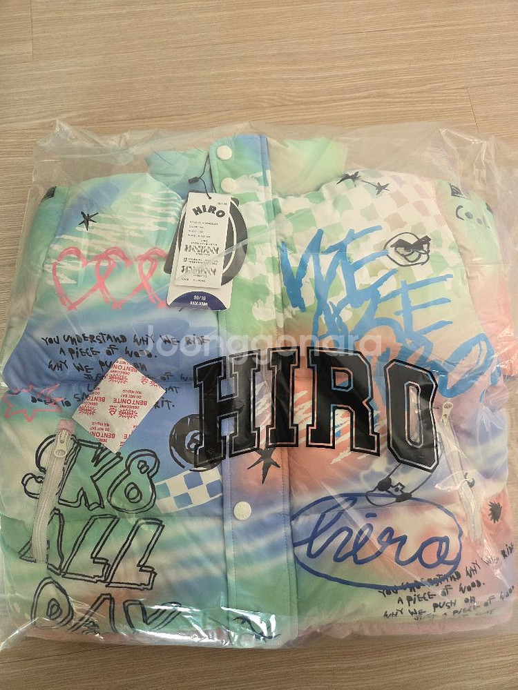 히로 뉴드로잉 리버서블 다운자켓 멀티120--0