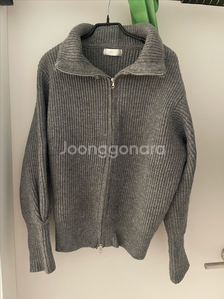 (미착용새상품)니트 집업 자켓 가디건--0