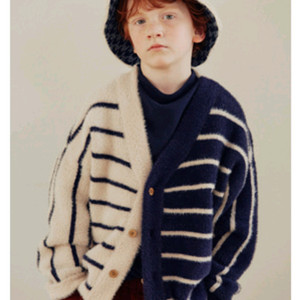 리미떼두두 스트라이프 니트 가디건 xl