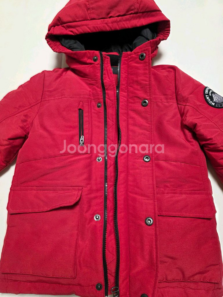 테이트 키즈 아동 오리털 덕다운 패딩 140 (130가능) 레드--3