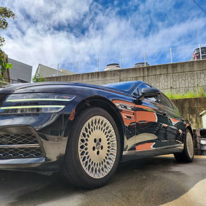 올뉴 제네시스 G80 19인치 불판휠 순정휠 중고휠 팝니다