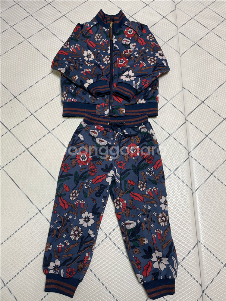 리미떼두두 플로럴 패턴 상하복 세트--0