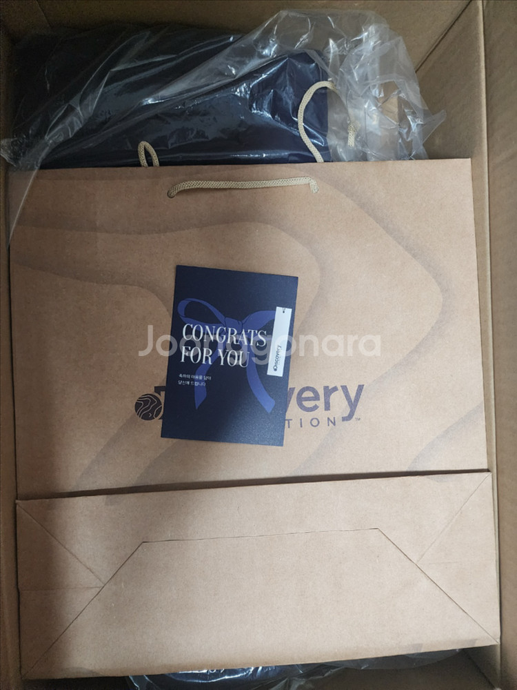 [95] 디스커버리 여성 올리브 글로우 숏패딩 새상품--2