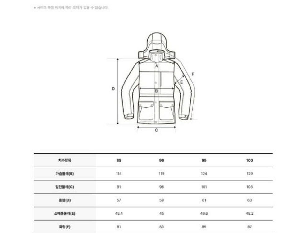 [95] 디스커버리 여성 올리브 글로우 숏패딩 새상품--3