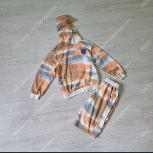 긴팔후드+반바지 상하복 140호 아동룩