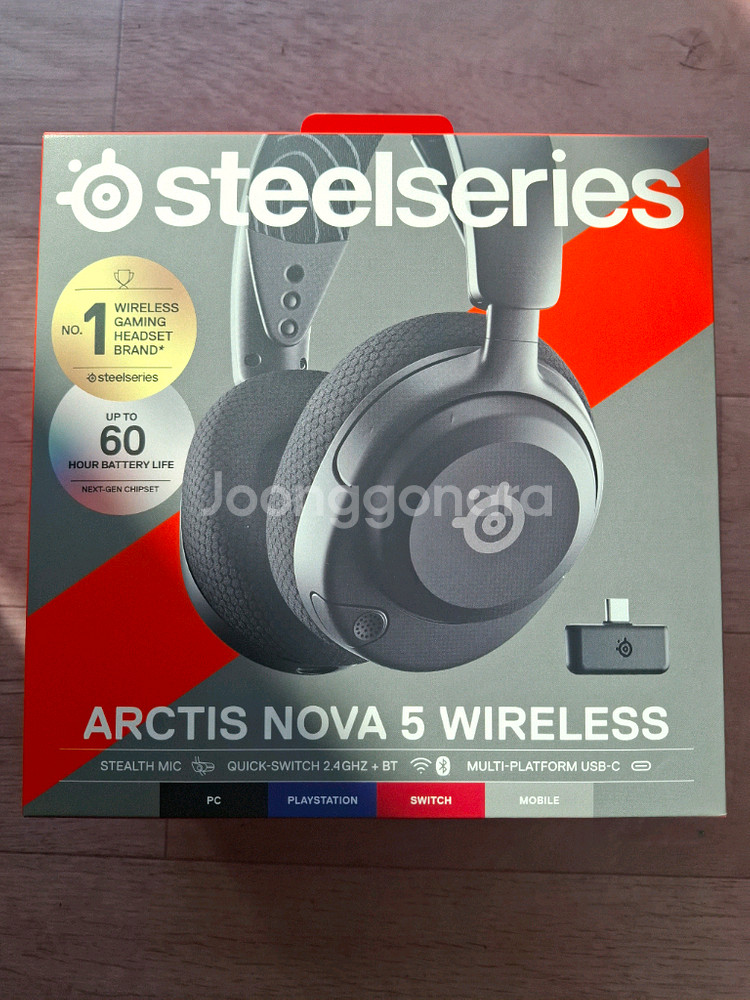 아크티스 노바 5 arctis nova 5 무선 게이밍 헤드셋 팝니다--0