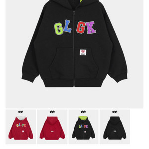 glgk 팝로고 후드 집업 160