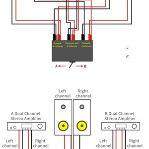 앰프 스피커 선택기, yyaudio 셀렉터 2in1