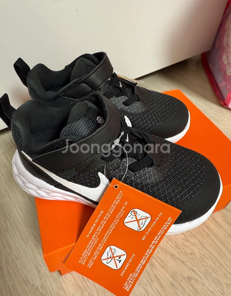 나이키 레볼루션 6 베이비 운동화 150 새상품--1