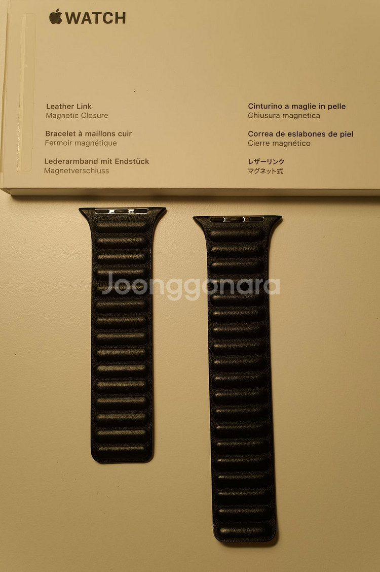 애플워치 45mm 미드나이트 레더링크 판매합니다.--0