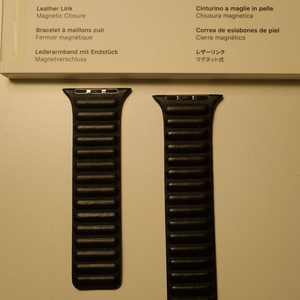 애플워치 45mm 미드나이트 레더링크 판매합니다.