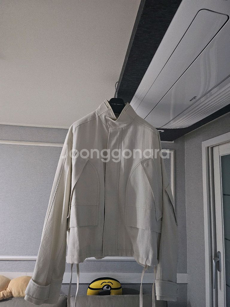 [거의 새것] 솔리드옴므 포켓 크롭 자켓 점퍼 48--0