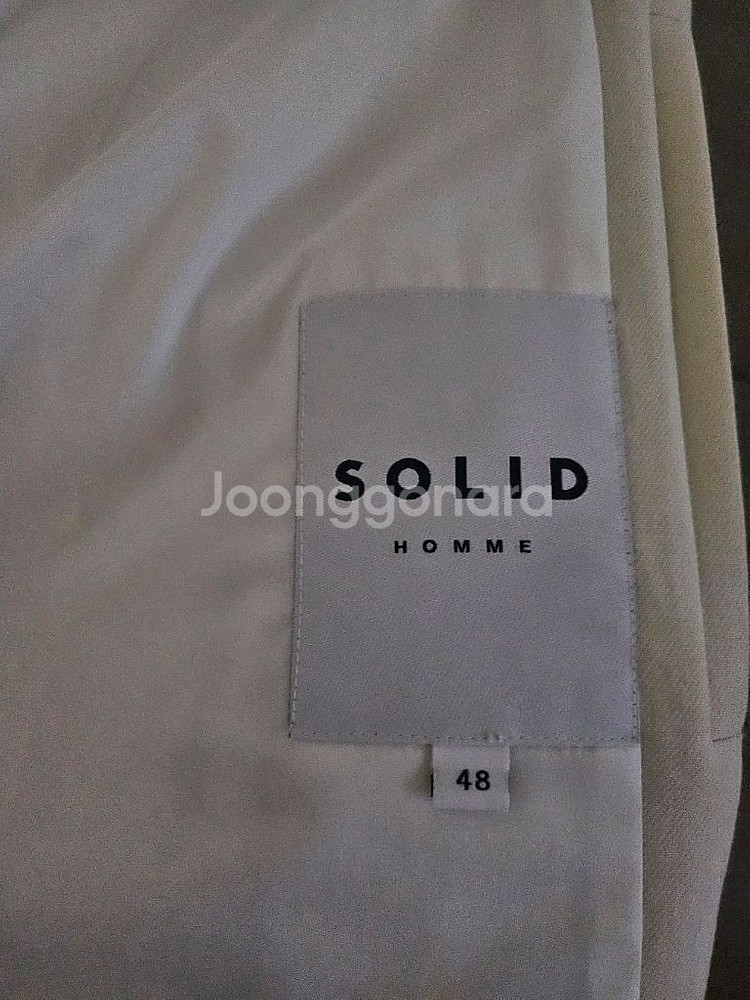 [거의 새것] 솔리드옴므 포켓 크롭 자켓 점퍼 48--3