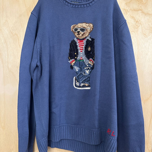폴로 랄프로렌 베어 자수 니트 스웨터