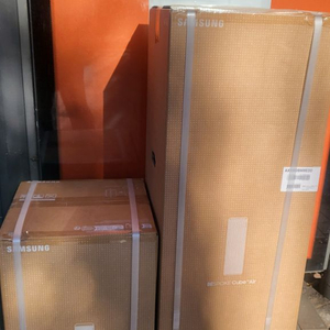 미개봉 삼성비스포크 큐브에어 인피니트라인 공기청정기