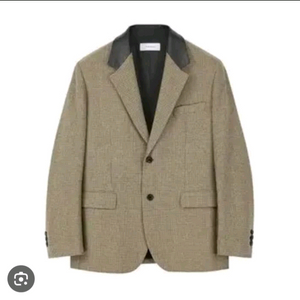 토니웩 레더 카라 블레이져 L