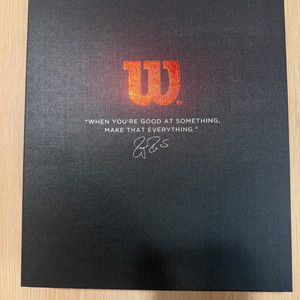 페더러 미니 윌슨 테니스 라켓 세트 리미티드 에디션