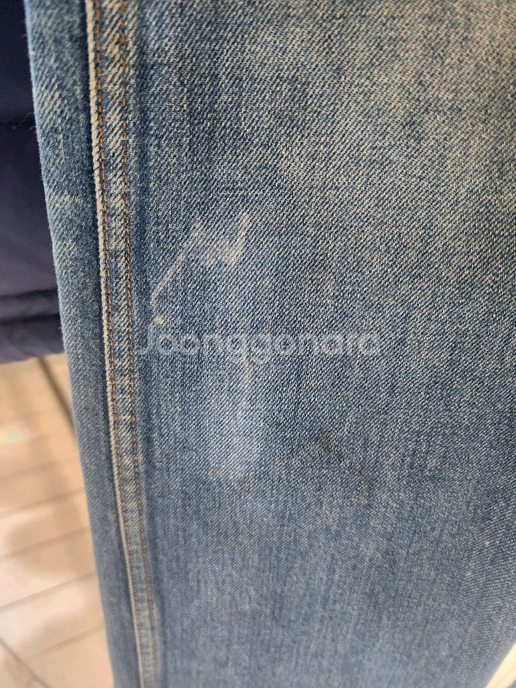 구찌 스네이크 패치 데님 진 36사이즈--4