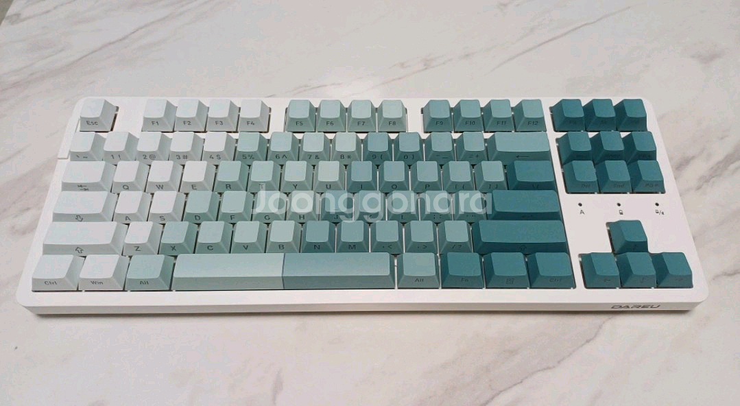 (미개봉) 다얼유 EK87 PRO 저소음 머스타드축 독거미 대항마 키보드 새상품--1