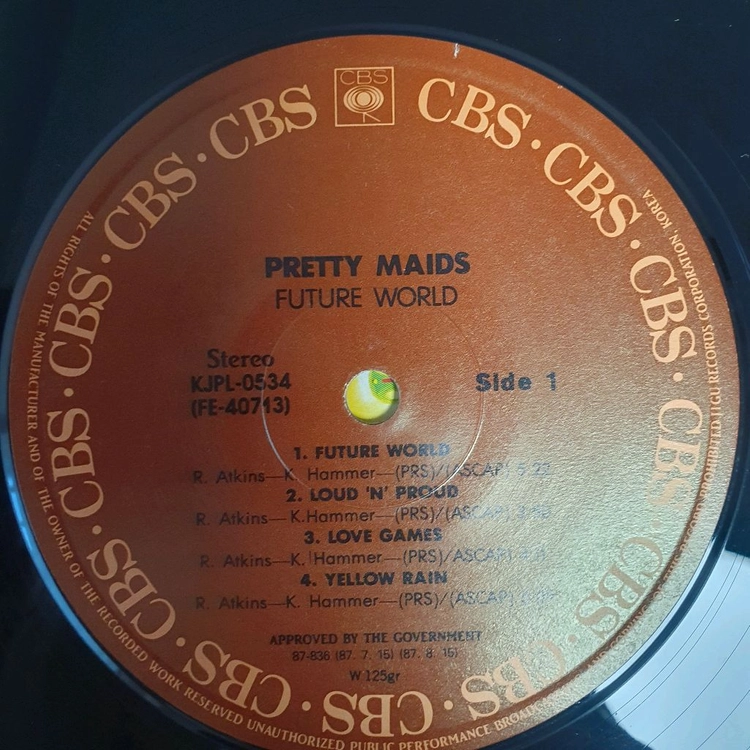 PRETTY MAIDS - FUTURE WORLD LP 이미지