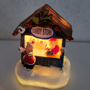새상품)크리스마스 캔디 하우스 싼타led등