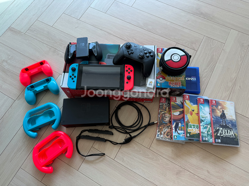 닌텐도스위치 1세대, 프로콘, 몬스터볼 플러스, 젤다 등 6가지 게임--0