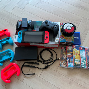 닌텐도스위치 1세대, 프로콘, 몬스터볼 플러스, 젤다 등 6가지 게임