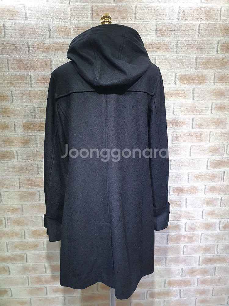 휴고보스 정품 상태좋은 100%버진울 후드 더플 코트 95--9