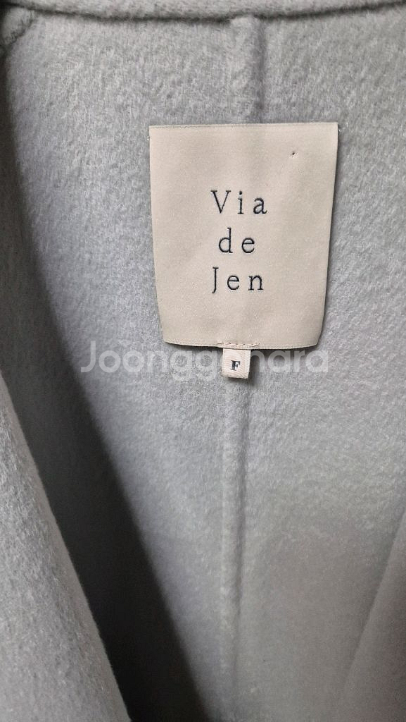 비아드젠 앙고라 테이핑 핸드메이드코트 울90 캐시10--4