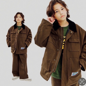 히로 워크 자켓 세트 브라운 140 (새상품)
