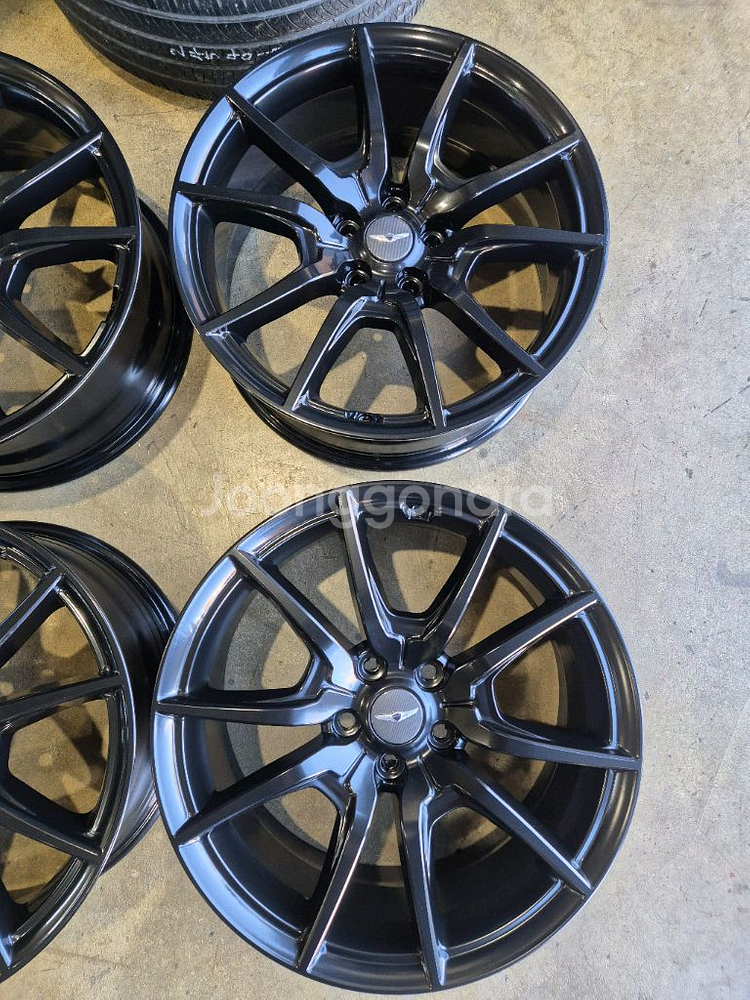 G70 19인치 블랙 휠 (분체도장 후 미장착)--2