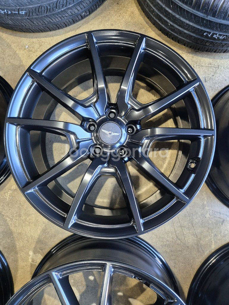 G70 19인치 블랙 휠 (분체도장 후 미장착)--4