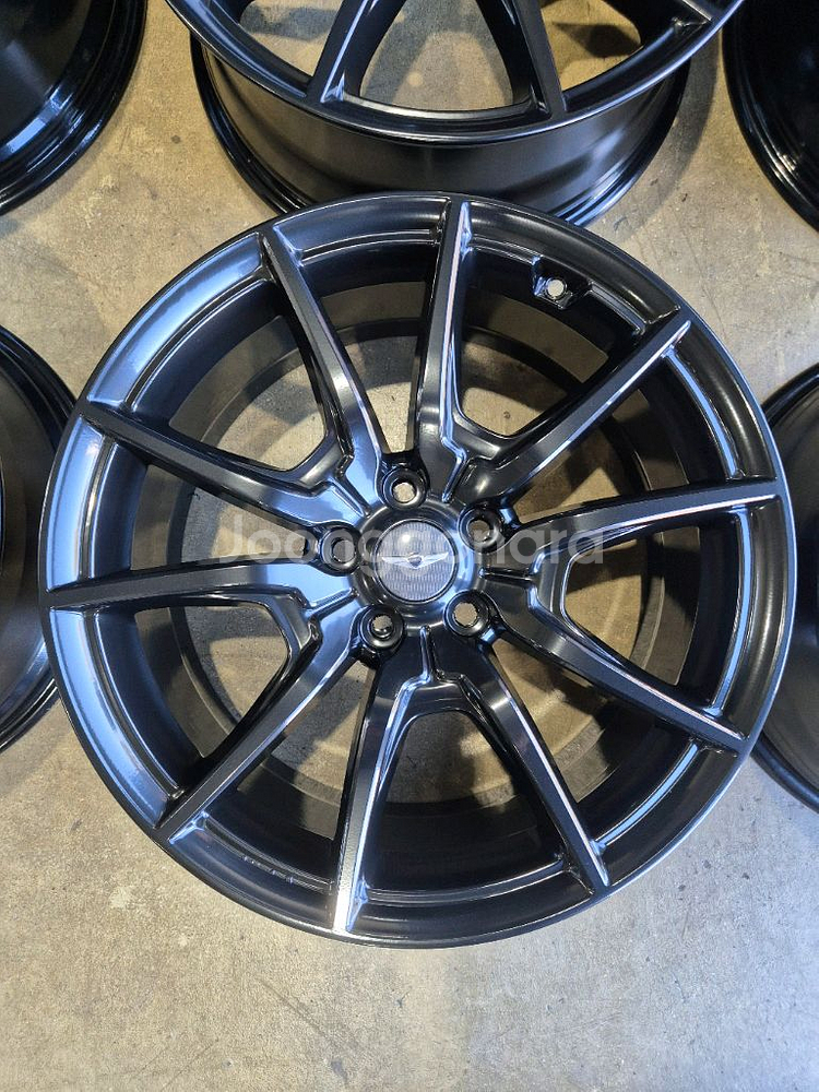 G70 19인치 블랙 휠 (분체도장 후 미장착)--6