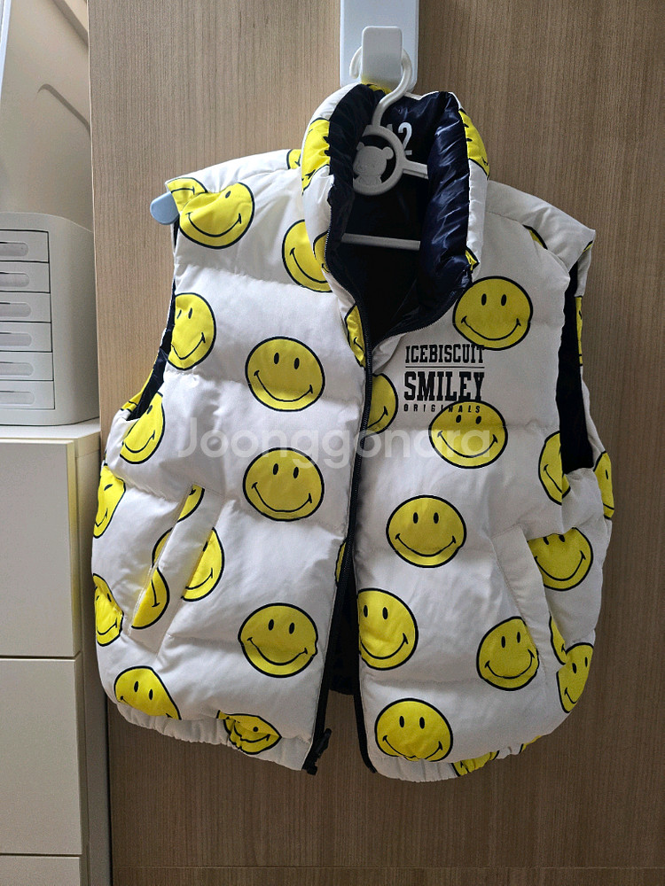 아이스비스킷 리버서블 다운베스트-130--2