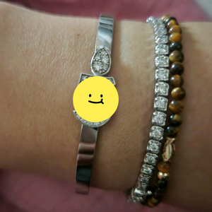 18k 화이트골드 팔찌/최종가