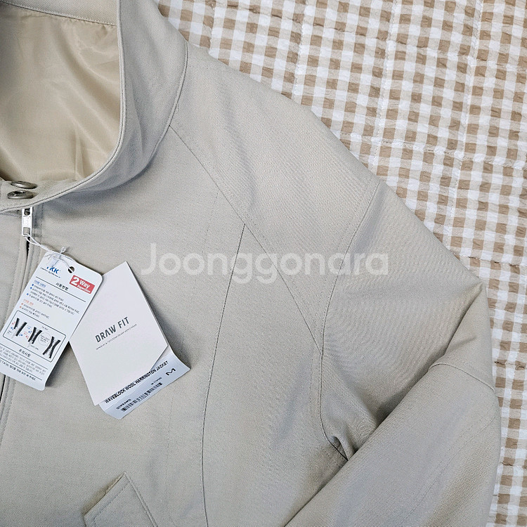 드로우핏 울 해링턴 집업자켓 남자100--3