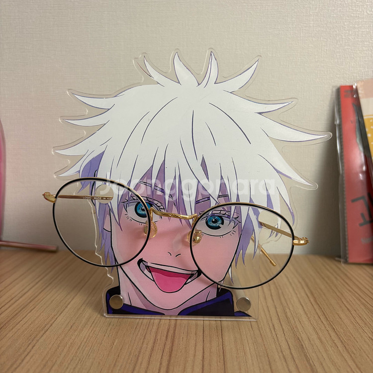 주술회전 고죠 사토루 아크릴스탠드 안경거치대--2
