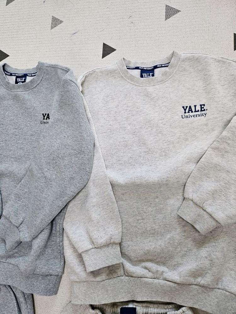 예일 키즈 YALE 기모 맨투맨 트레이닝복 세트 150사이즈 일괄정리--3