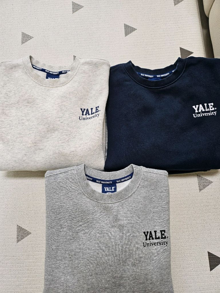 예일 키즈 YALE 기모 맨투맨 트레이닝복 세트 150사이즈 일괄정리--8