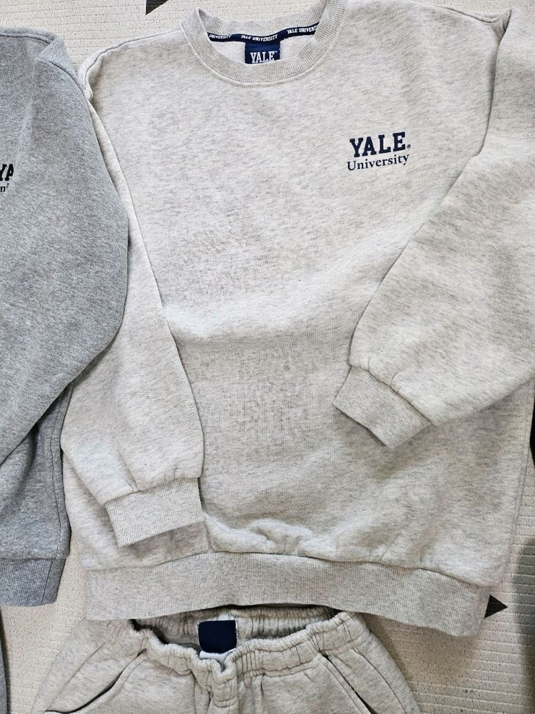 예일 키즈 YALE 기모 맨투맨 트레이닝복 세트 150사이즈 일괄정리--9